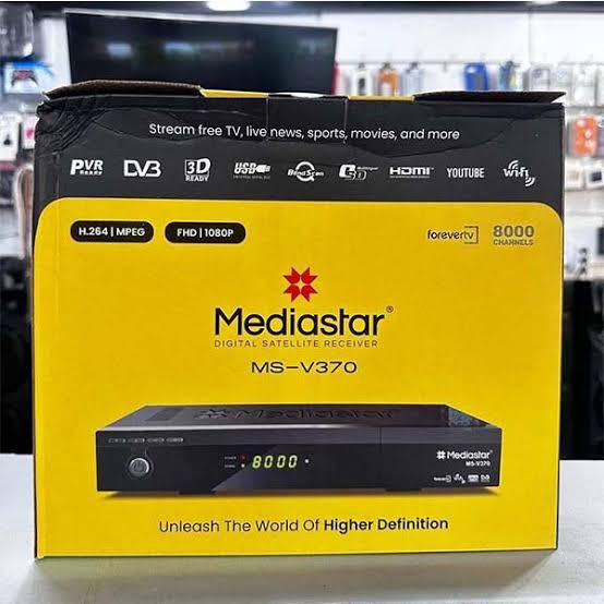 مدیا استار V370 فول اچ دی با دانگل وایفای